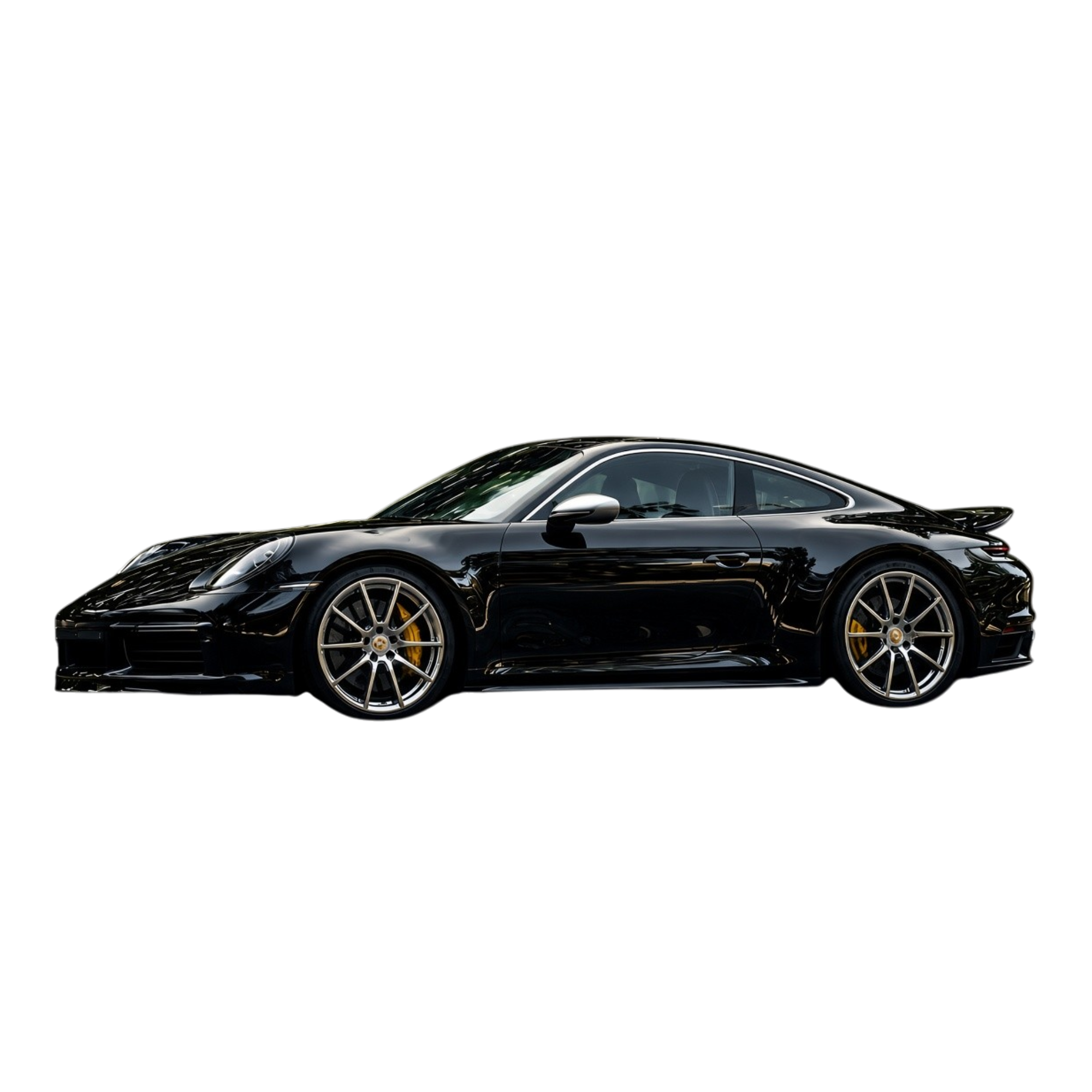 Черный Porsche 911